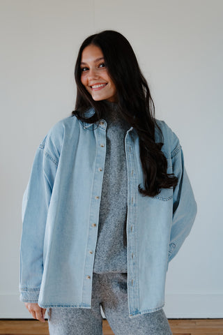 Lila Denim Shirt