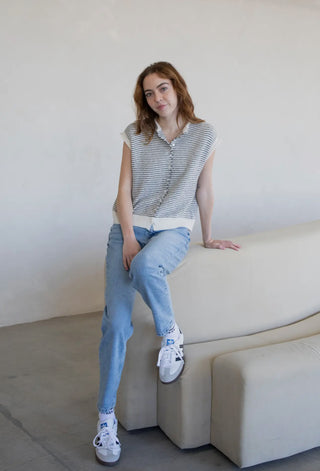 Merci Vest Cardigan