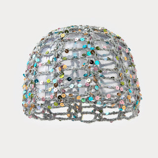 Glitter Sequin Crochet Hat