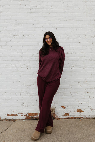 Dark Cherry Sweatpants