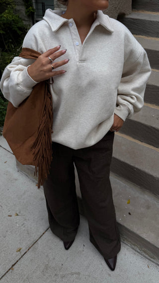 Off Duty Pant- Micro Check