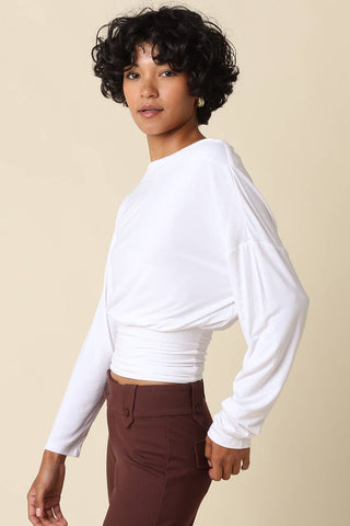 Helen Draped Waist Top