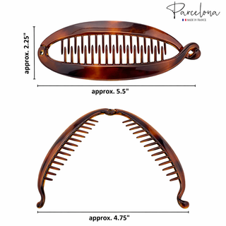 Parcelona French Banana Hair Clip