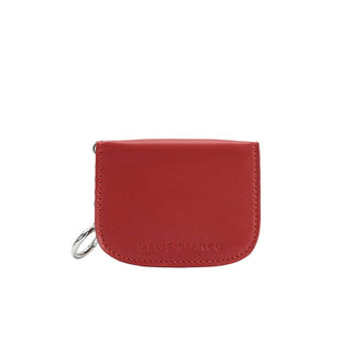 Lovell Red Vegan Leather Card Holder