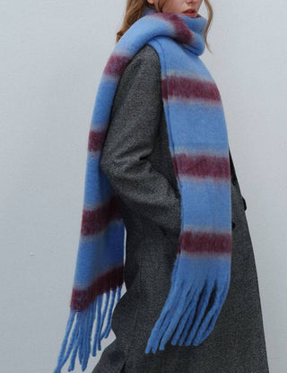 Stripe Chunky Scarf