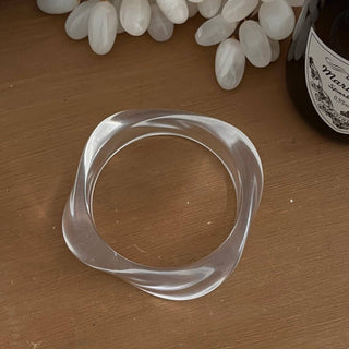 Geometric Polygon Irregular Acrylic Bracelets