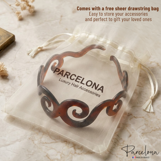 Parcelona French Swirls Headband