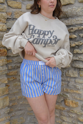 Happy Camp3r Puff Crewneck