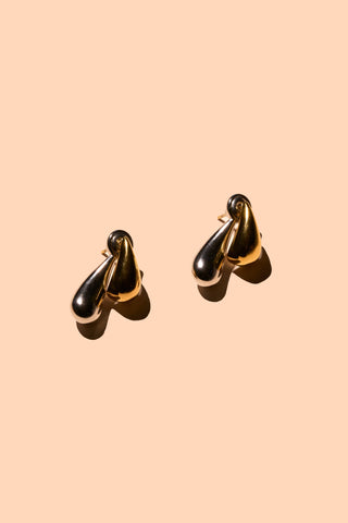 Maura Studs - 18K Gold Plated and Stainless Steel