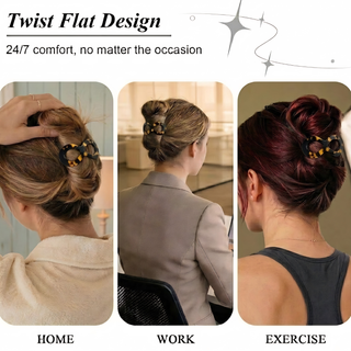 French Amie Infinity Hair Barrette
