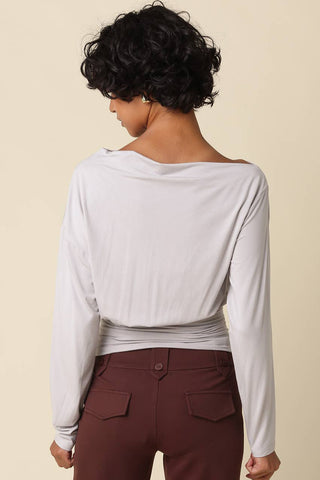 Helen Draped Waist Top