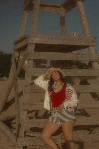 USA FLAG Sweater Jacket