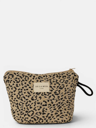 Leopard Jacquard Small Makeup Bag