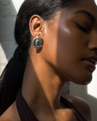 Milley Spiral Statement Studs