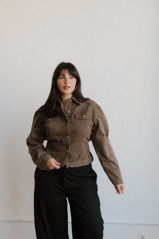 Violet Denim Jacket