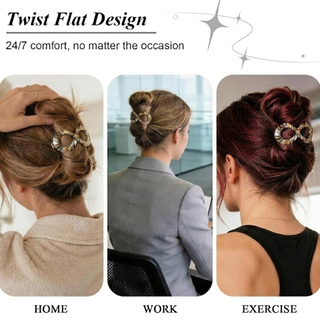 French Amie Infinity Hair Barrette