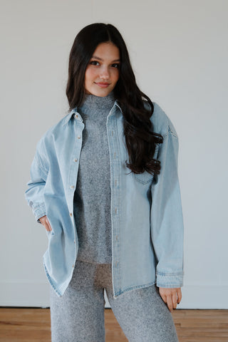 Lila Denim Shirt