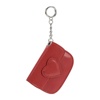 Lovell Red Vegan Leather Card Holder