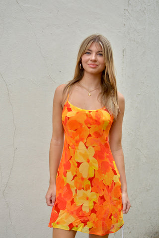 Vintage Slip Mini Dress