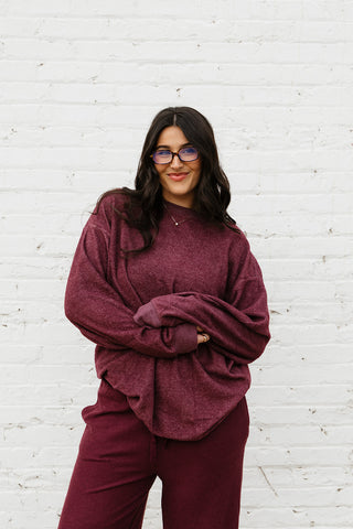 Dark Cherry Sweatshirt