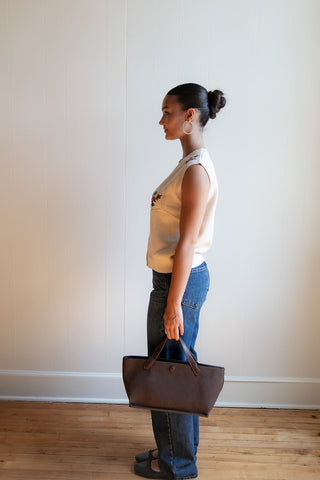 Jill Suede Vegan Tote Bag