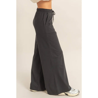 Cotton Wide Leg Pants