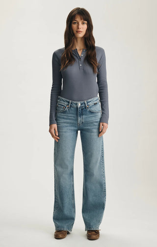 Taylor Mid Brushed Straight Leg Jean