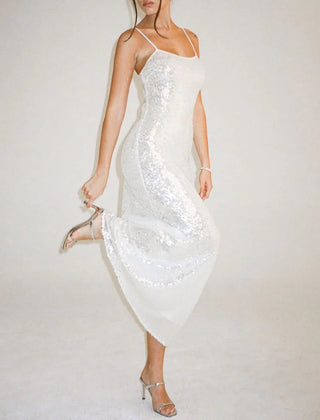 Vintage Slip Maxi Dress- Prosecco