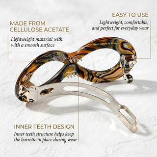 French Amie Infinity Hair Barrette