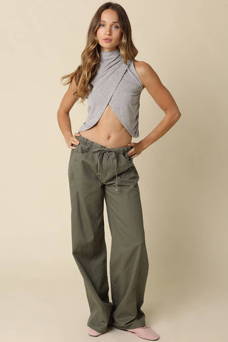 Say Draped Tank Top