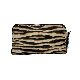 Luna Wallet Printed Hairon Leather