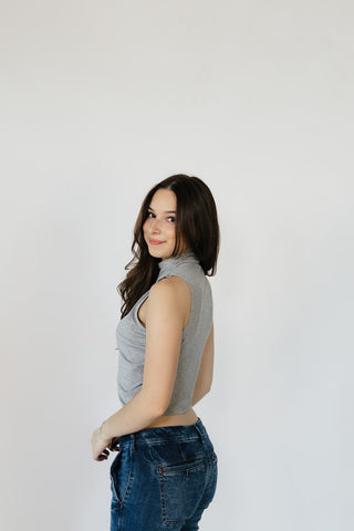 Say Draped Tank Top