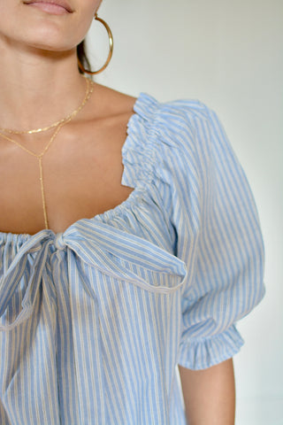 Laguna Stripe Mini Dress