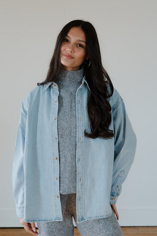 Lila Denim Shirt