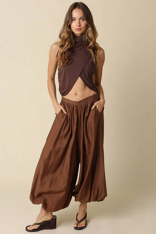 Say Draped Tank Top