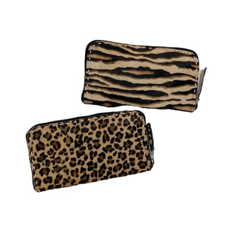Luna Wallet Printed Hairon Leather