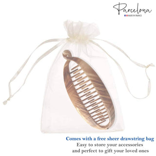 Parcelona French Banana Hair Clip