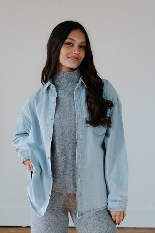 Lila Denim Shirt