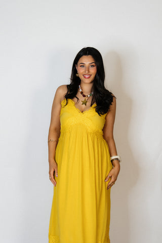 Driftlace Midi Dress