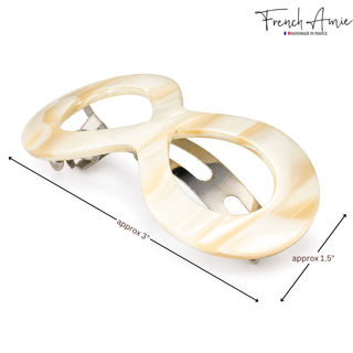 French Amie Infinity Hair Barrette