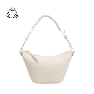 Audrina Ivory Recycled Vegan Crossbody Bag