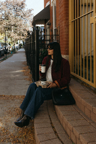 Yellow Stone Jacket- Cherrywood