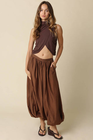 Say Draped Tank Top