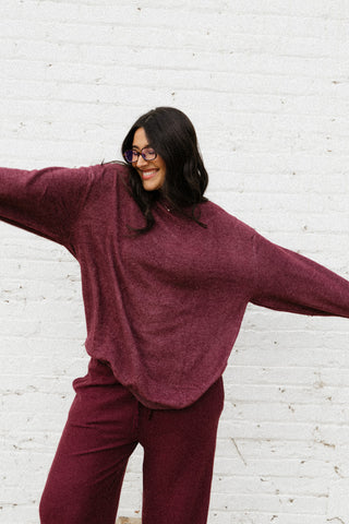 Dark Cherry Sweatshirt