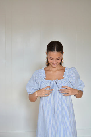 Laguna Stripe Mini Dress