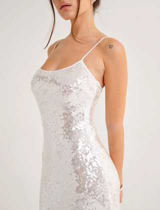 Vintage Slip Maxi Dress- Prosecco