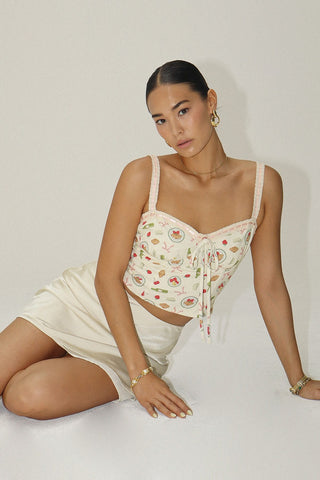 Picnic Bustier Top