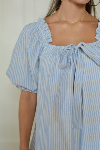 Laguna Stripe Mini Dress