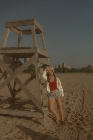 USA FLAG Sweater Jacket