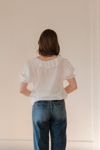 Micro Pocket Wide Leg Jean